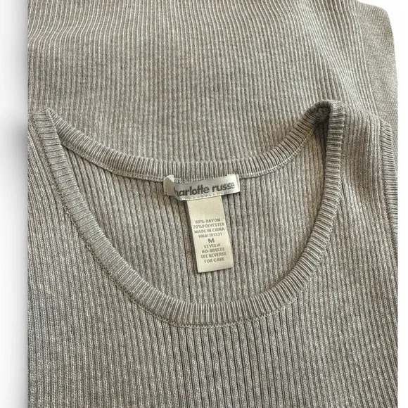 Charlotte Russe Gray Maxi Dress - Picture 2 of 2